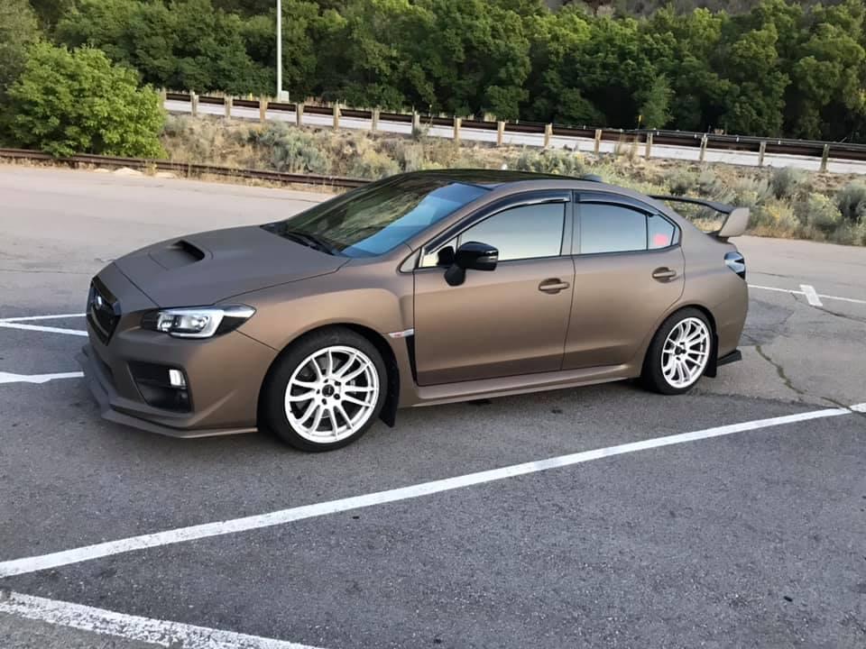 Chocolate Ore Plasti Dip on a customer car