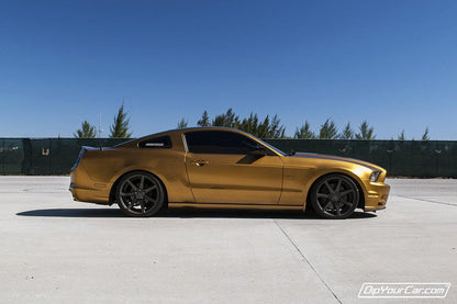 Pure Gold Plasti Dip on a customer car