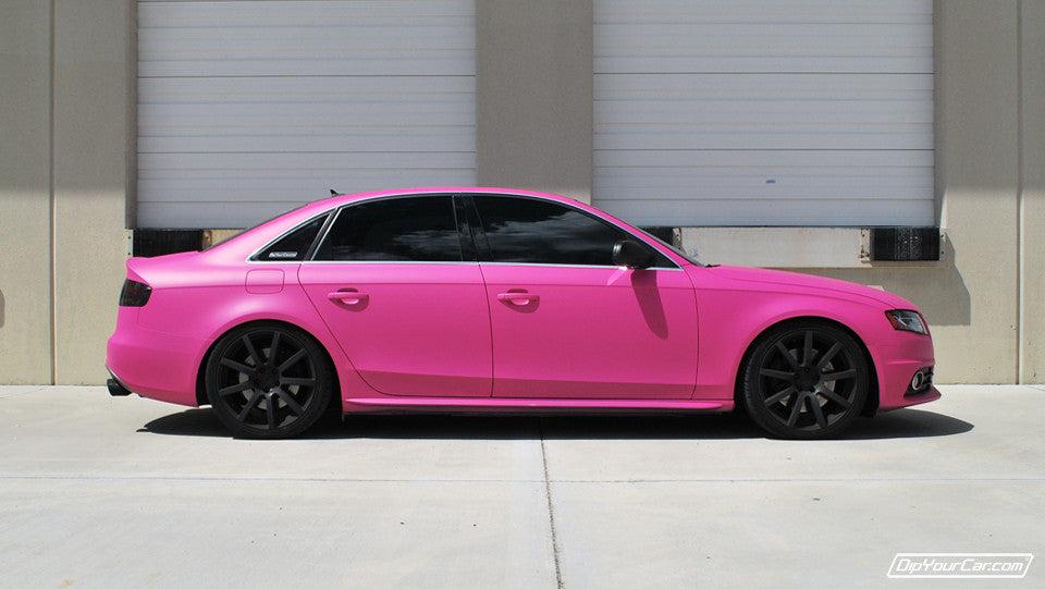 Fierce Pink Plasti Dip on a customer car