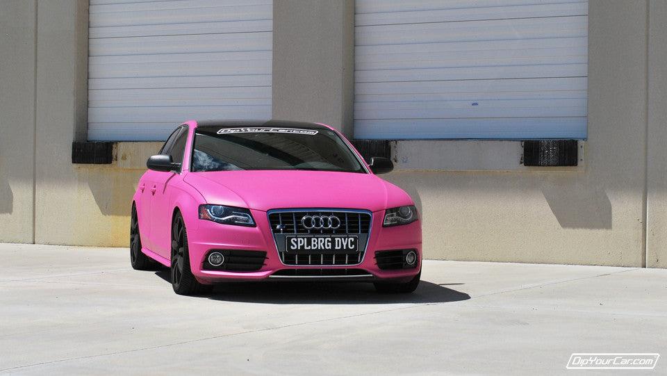 Fierce Pink Plasti Dip on a customer car