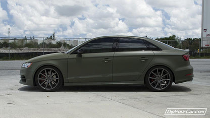 Camo Green Plasti Dip on a customer car