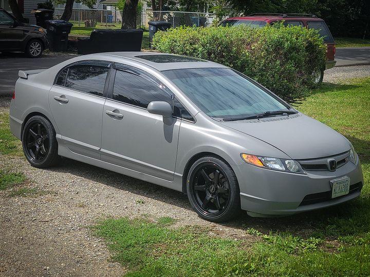 Nardo Grey Plasti Dip on a customer car