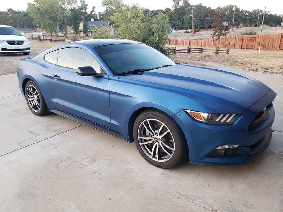 Dude Blue Plasti Dip on a customer car