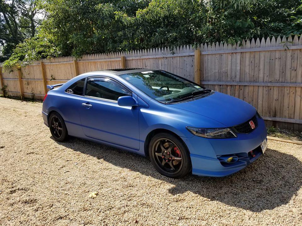 Dude Blue Plasti Dip on a customer car