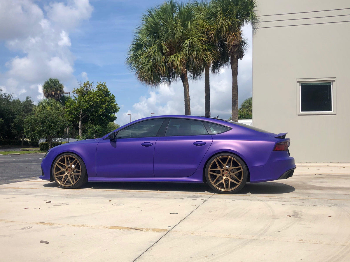 Poison Grape Plasti Dip on a customer car