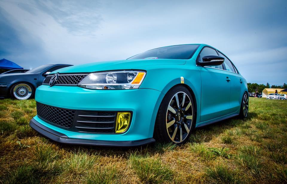 Intense Teal Plasti Dip on a customer car