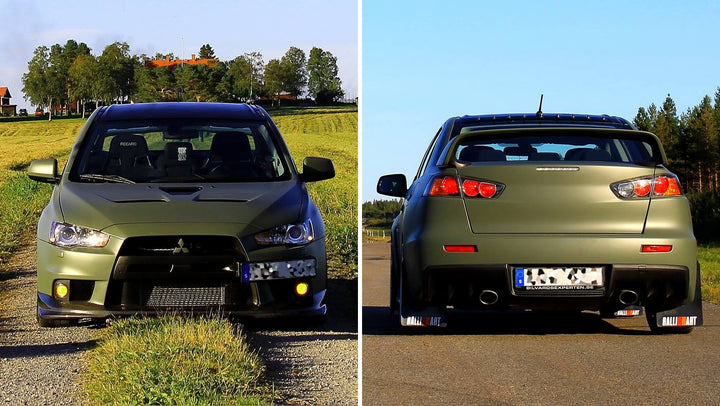 Camo Green Peelable Car Kit on a customer car