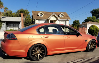 Magma Orange Plasti Dip on a customer car