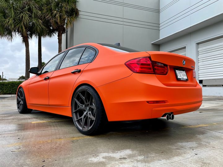 Mandarin Peelable Car Kit on a customer car