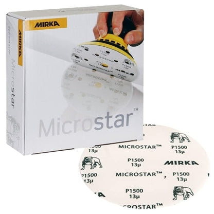 Mirka Microstar 6" Discs (Box of 50)