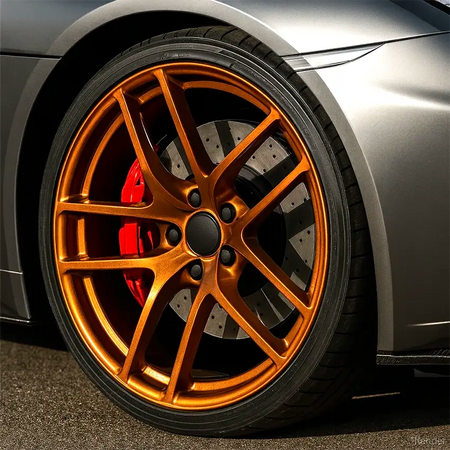 Mojave Orange Wheel Kit