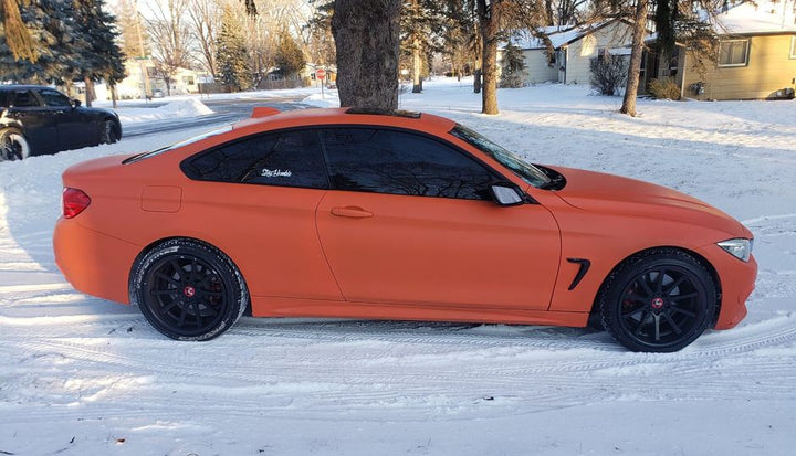 Koi Orange Peelable Car Kit on a customer car