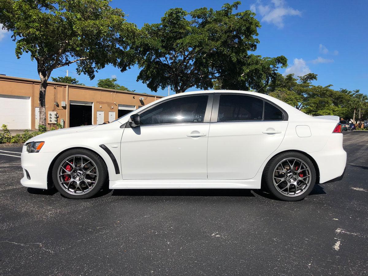 Snow White Plasti Dip on a customer car