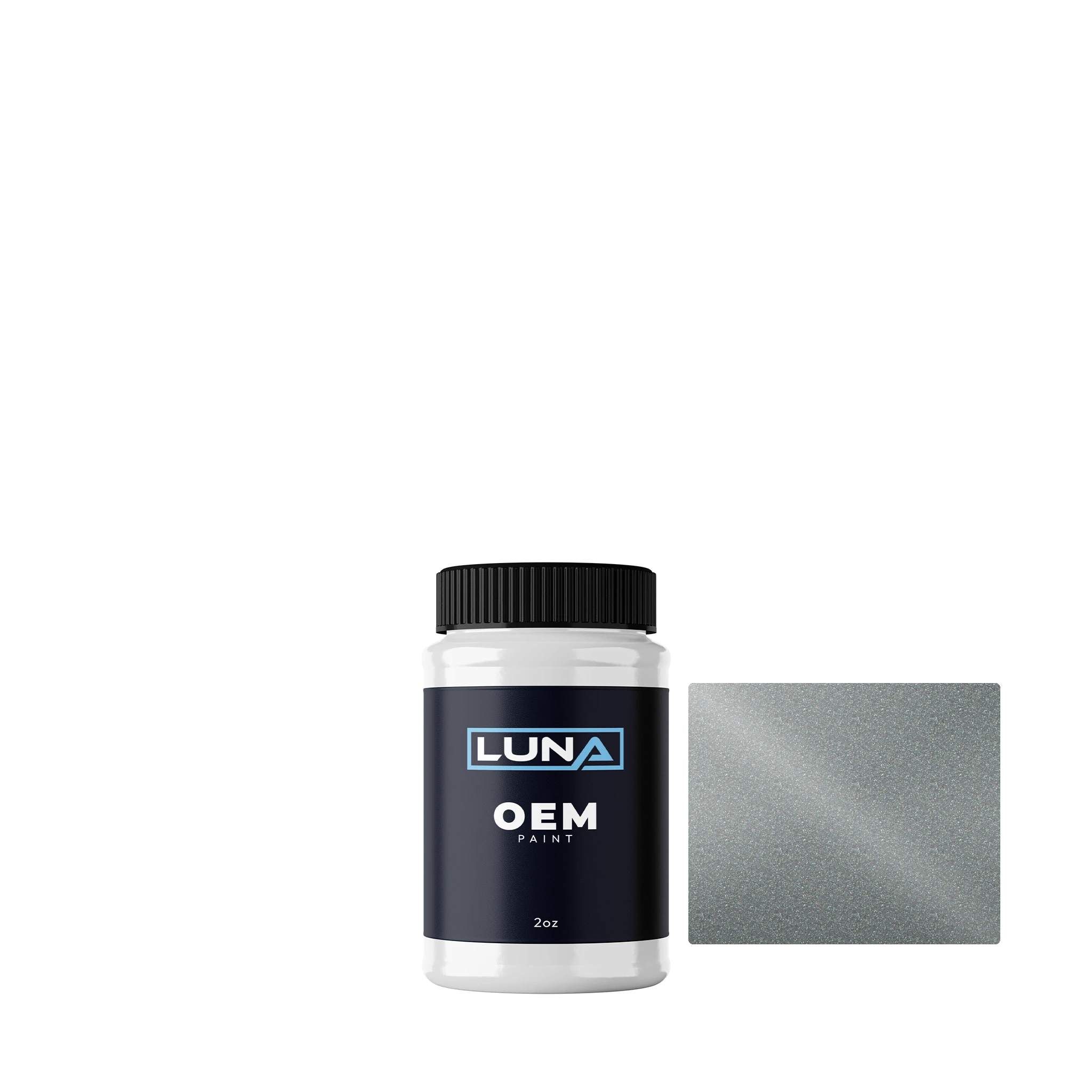 Toyota Silver Contrail M. 25H | Luna OEM Basecoat - 2oz Touch Up Bottle w/ Brush