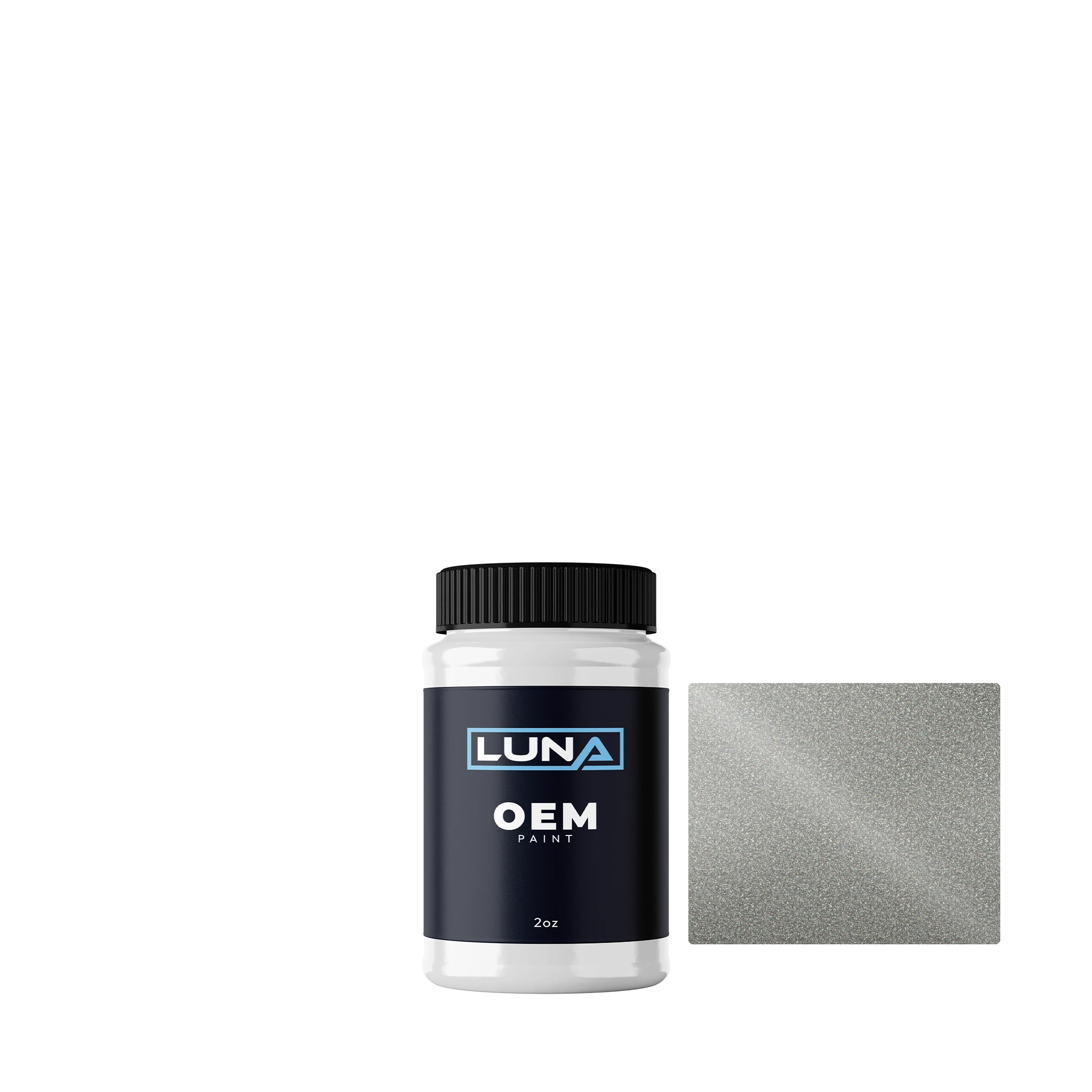 Honda Motorcycle Grey M. NH295M | Luna OEM Basecoat - 2oz Touch Up Bottle w/ Brush