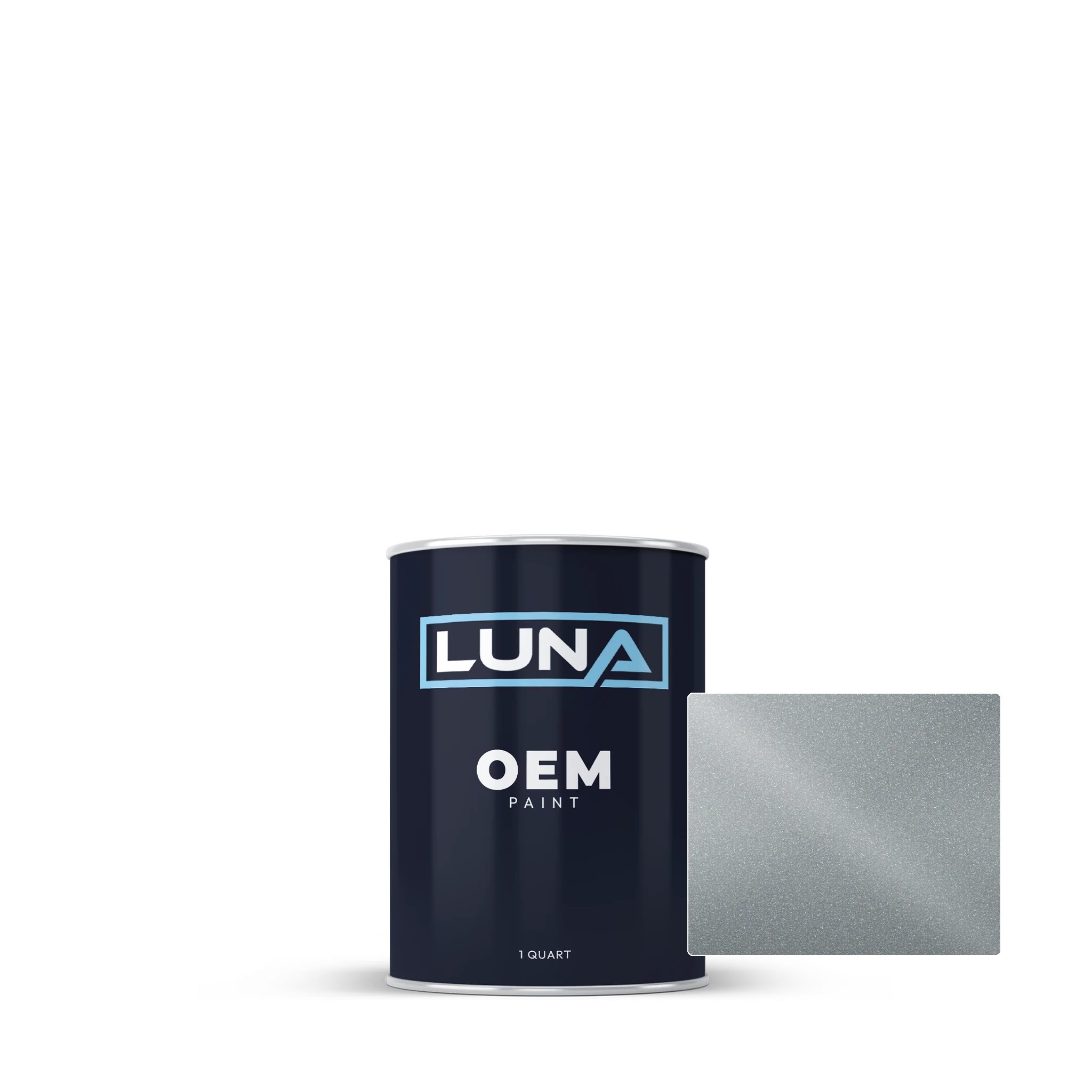 Fiat Grigio Azzurro M. 613 | Luna OEM Basecoat - Quart