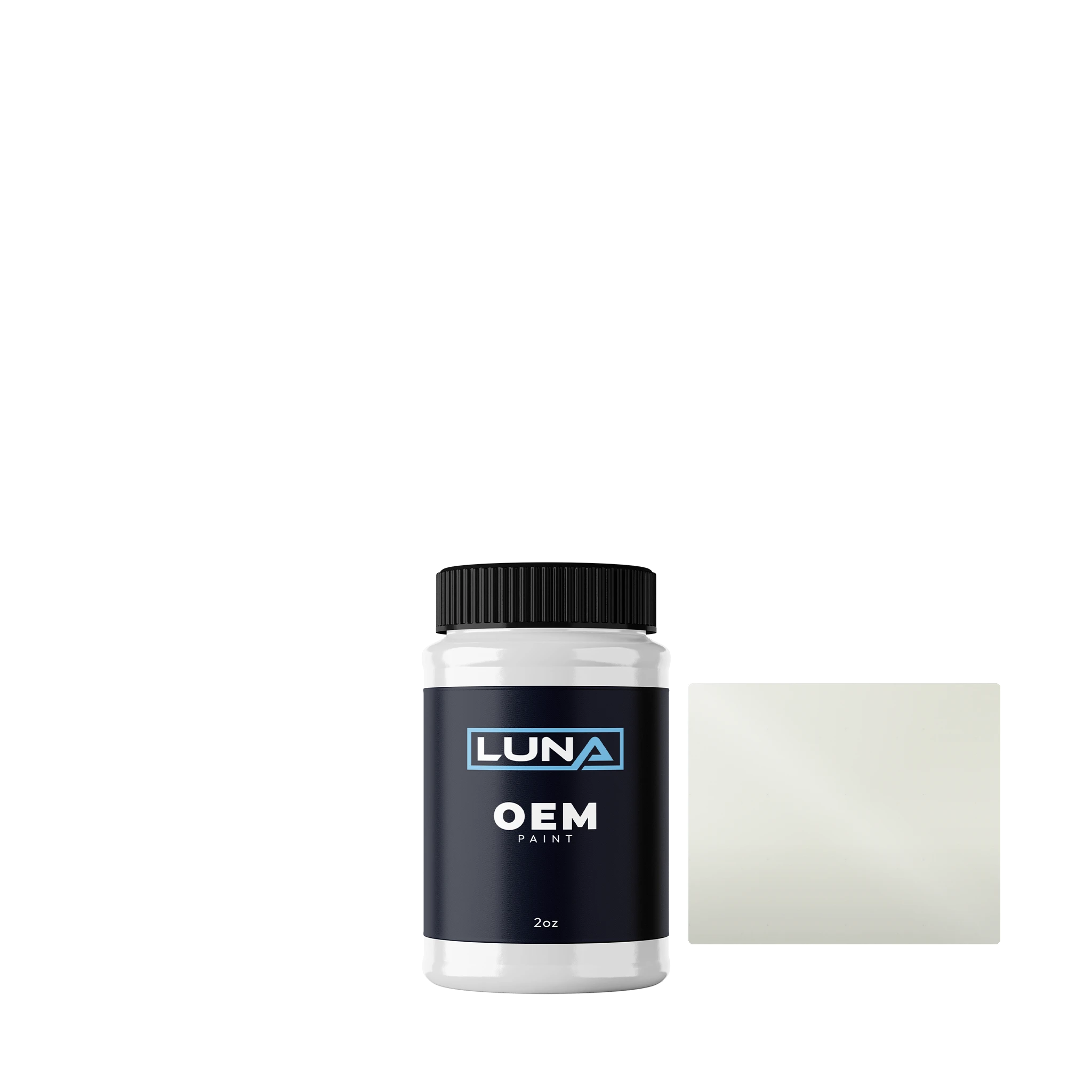 Asia Oxford White UB | Luna OEM Basecoat - 2oz Touch Up Bottle w/ Brush
