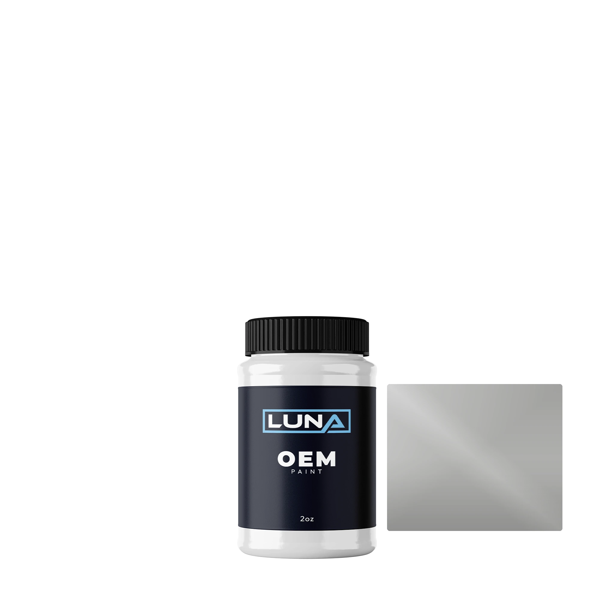 Honda | Acura Alabaster Silver M. 2 NH700M | Luna OEM Basecoat - 2oz Touch Up Bottle w/ Brush