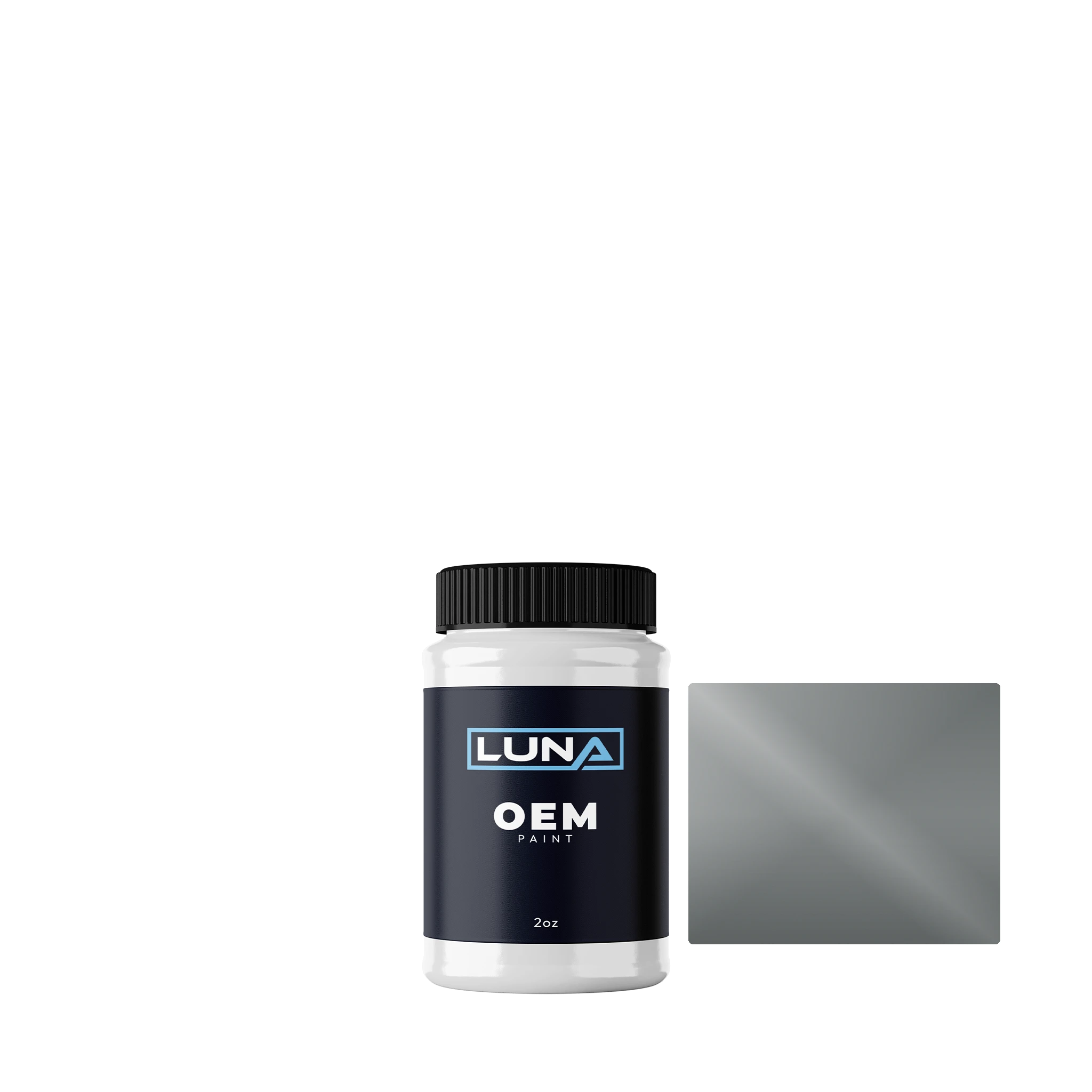 Ford Usa Grey ZRVAXPD | Luna OEM Basecoat - 2oz Touch Up Bottle w/ Brush
