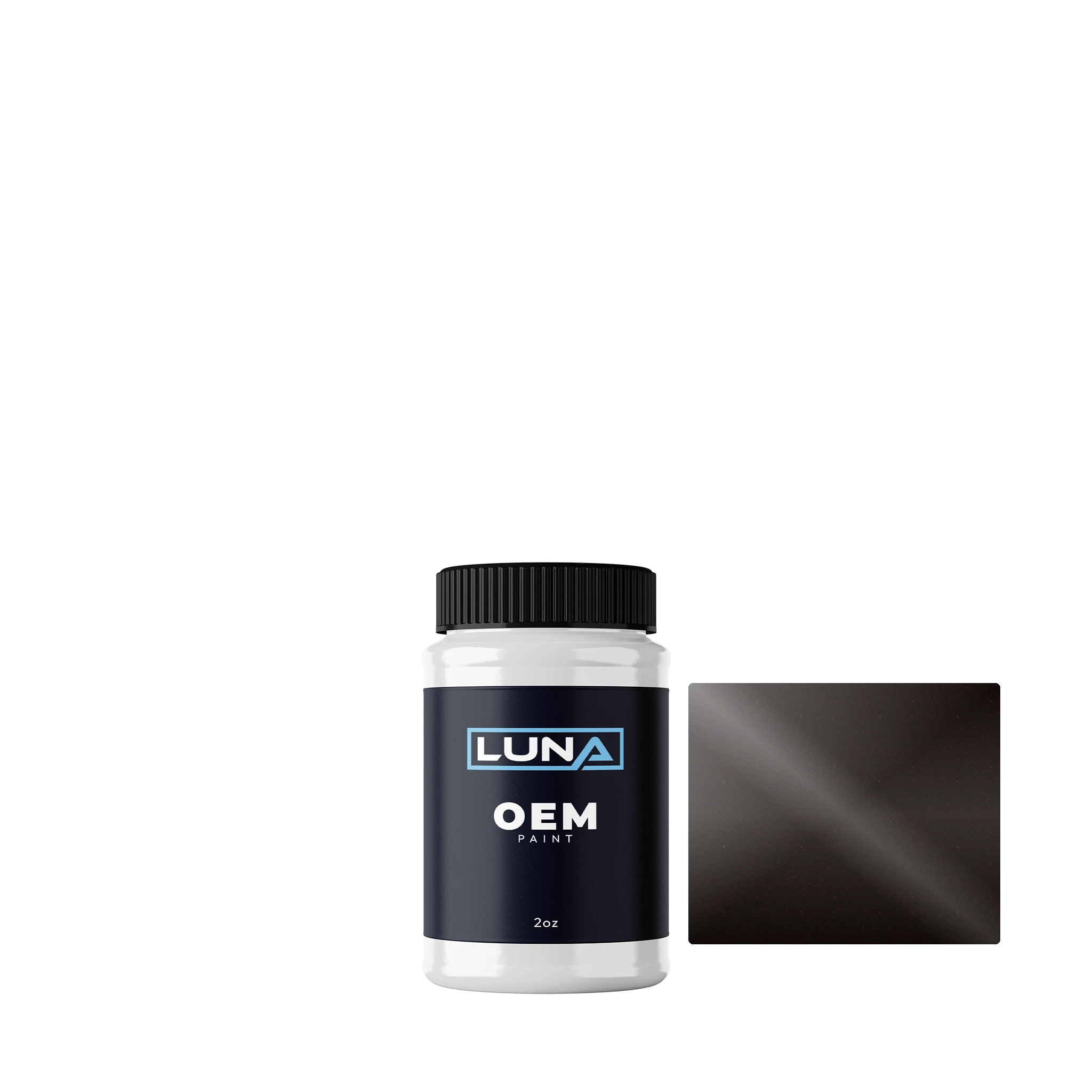Landrover Charcoal Red P. 657 | Luna OEM Basecoat - 2oz Touch Up Bottle w/ Brush