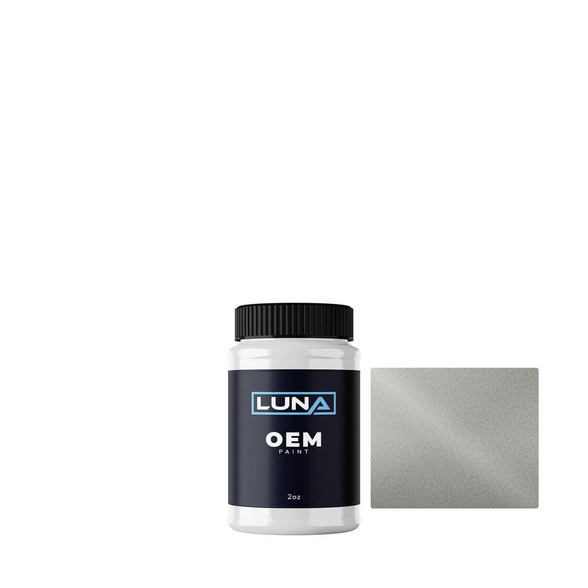 Austin Rover Silver Birch M. MMC | Luna OEM Basecoat - 2oz Touch Up Bottle w/ Brush
