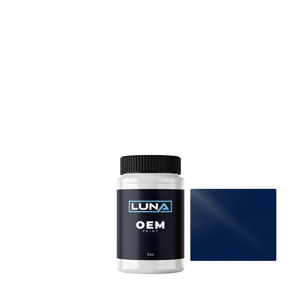 Alpine Bleu Mondial M. D43 | Luna OEM Basecoat - 2oz Touch Up Bottle w/ Brush