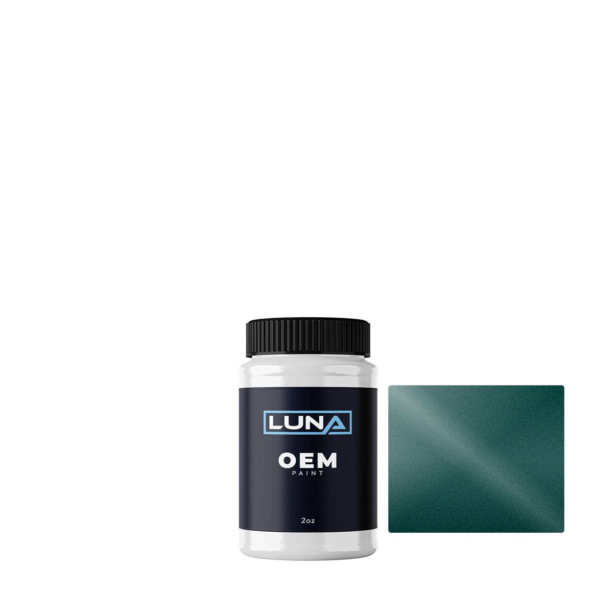 Opel Irischgruen M. 356 | Luna OEM Basecoat - 2oz Touch Up Bottle w/ Brush