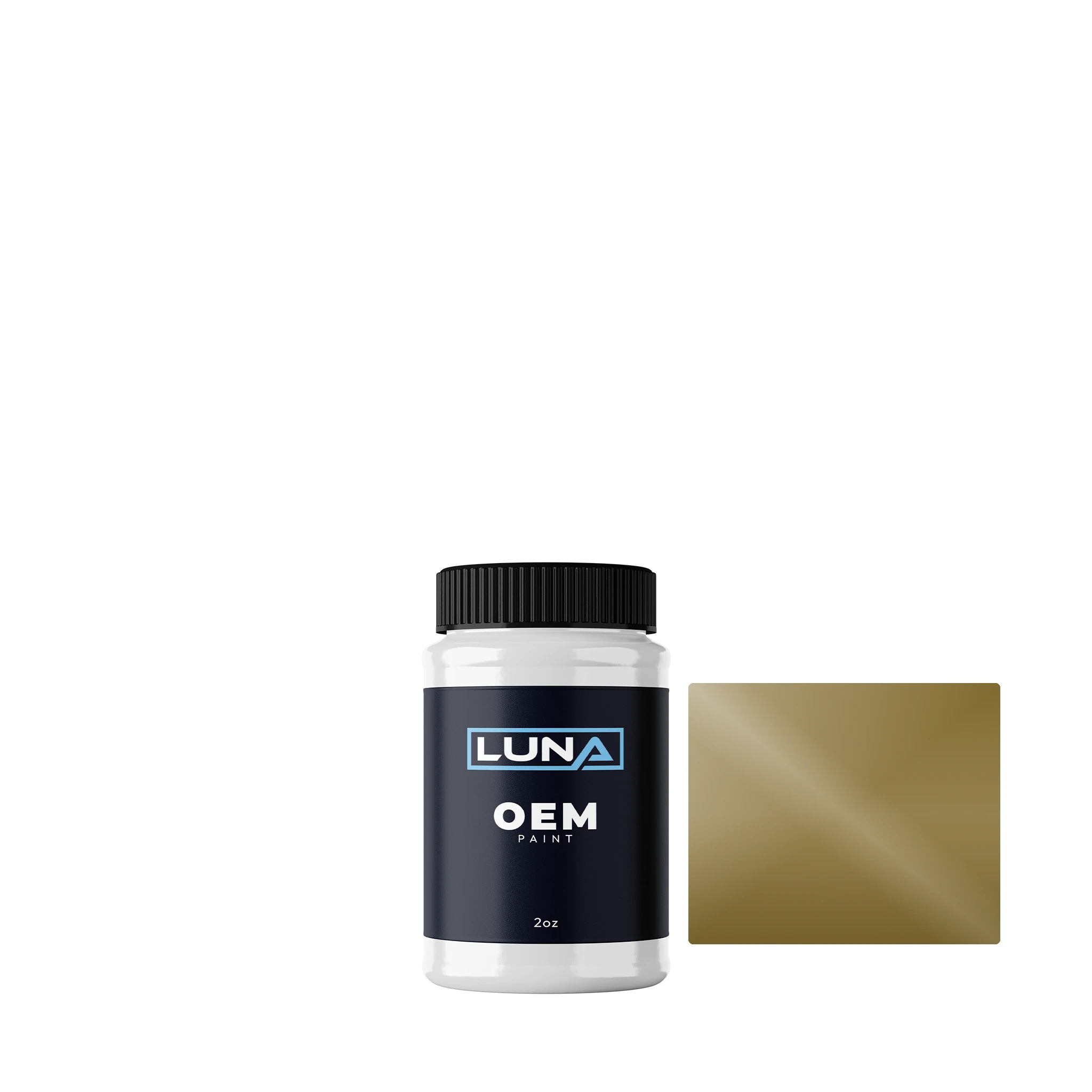 Audi | VW Braun 87Q | Luna OEM Basecoat - 2oz Touch Up Bottle w/ Brush