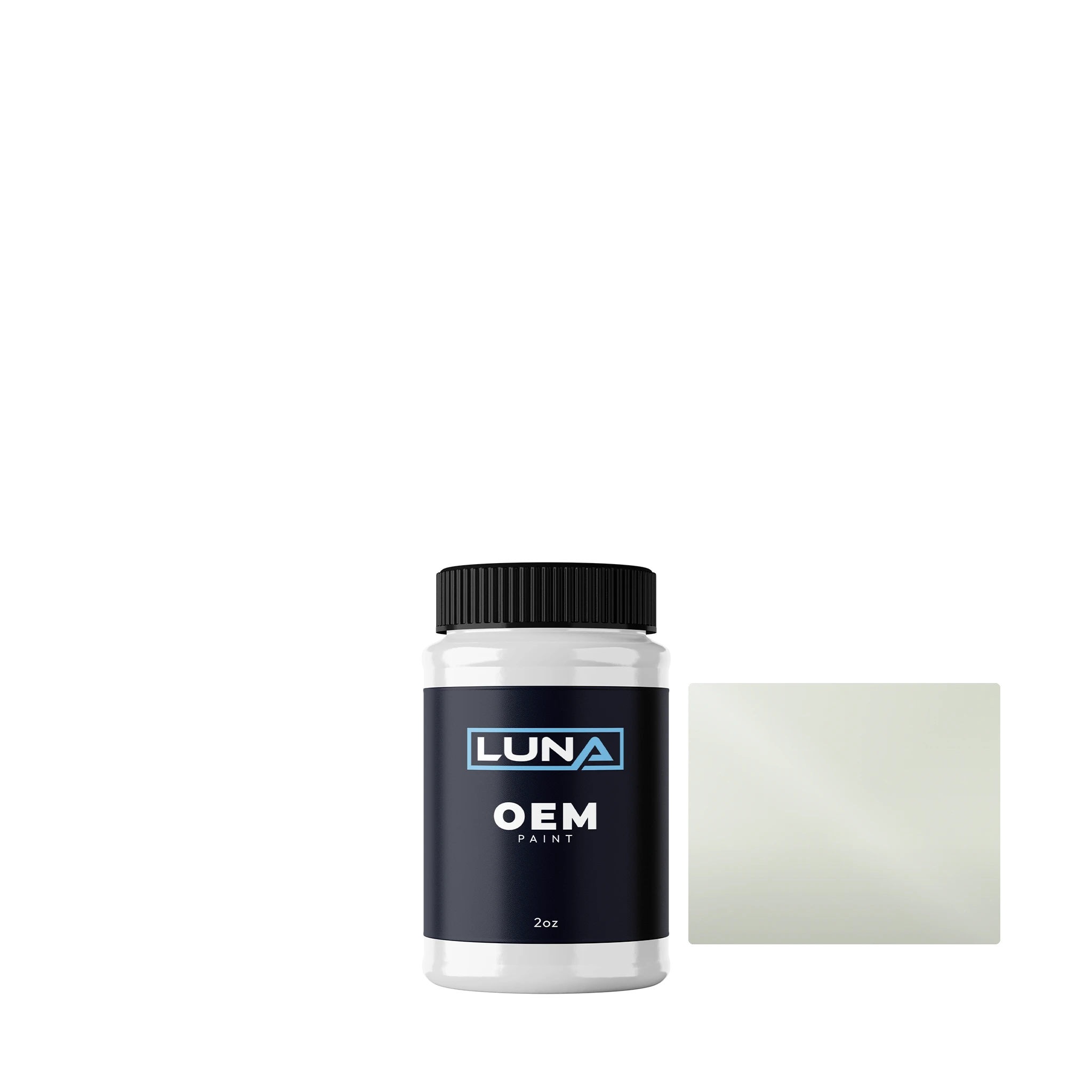 Alfa Romeo Bianco Ghiacci 212 | Luna OEM Basecoat - 2oz Touch Up Bottle w/ Brush