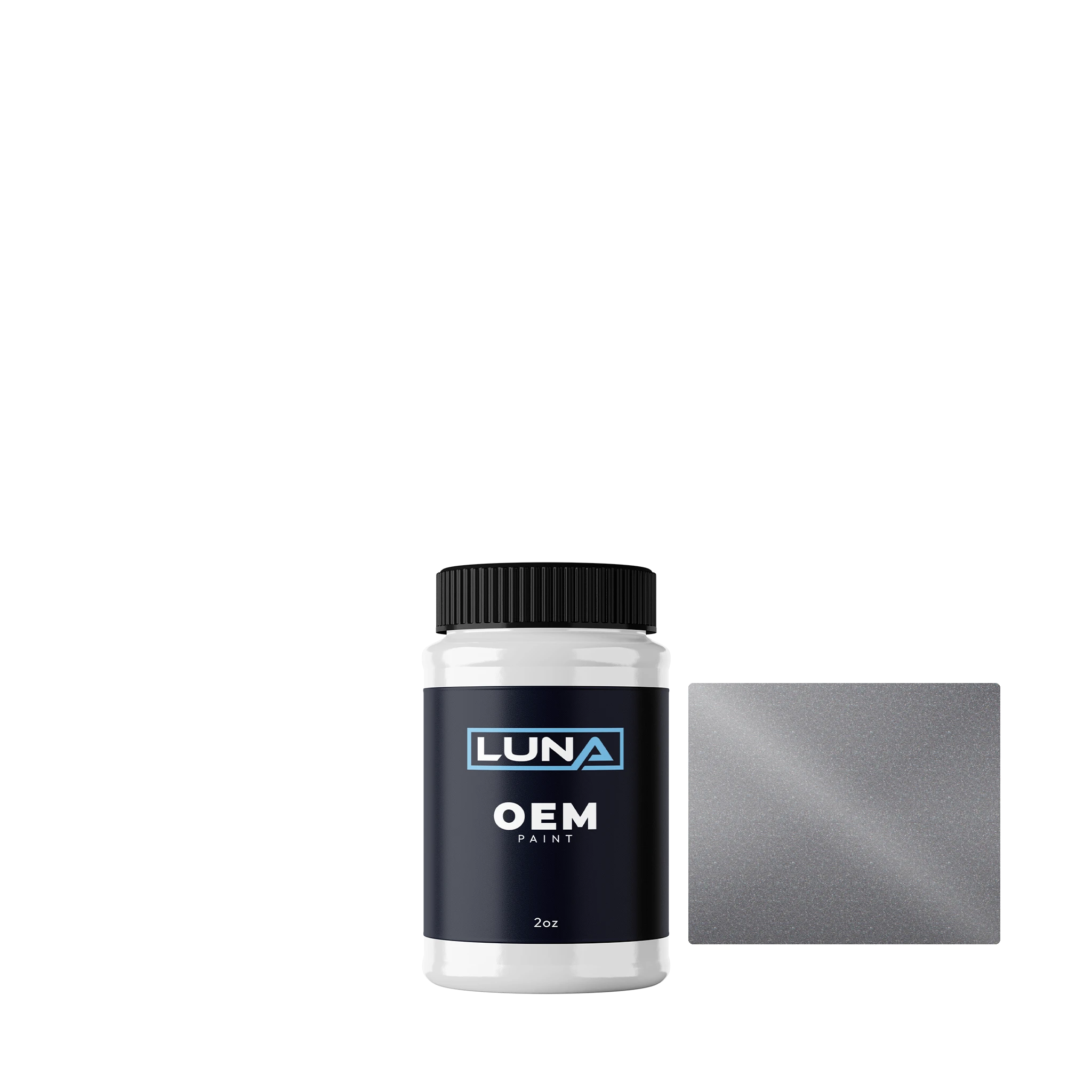 Ral Perldunkelgrua M. 9023 | Luna OEM Basecoat - 2oz Touch Up Bottle w/ Brush