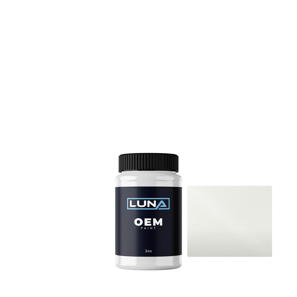 Gen. Motors Holden (aus) Galaxy White GCB | Luna OEM Basecoat - 2oz Touch Up Bottle w/ Brush