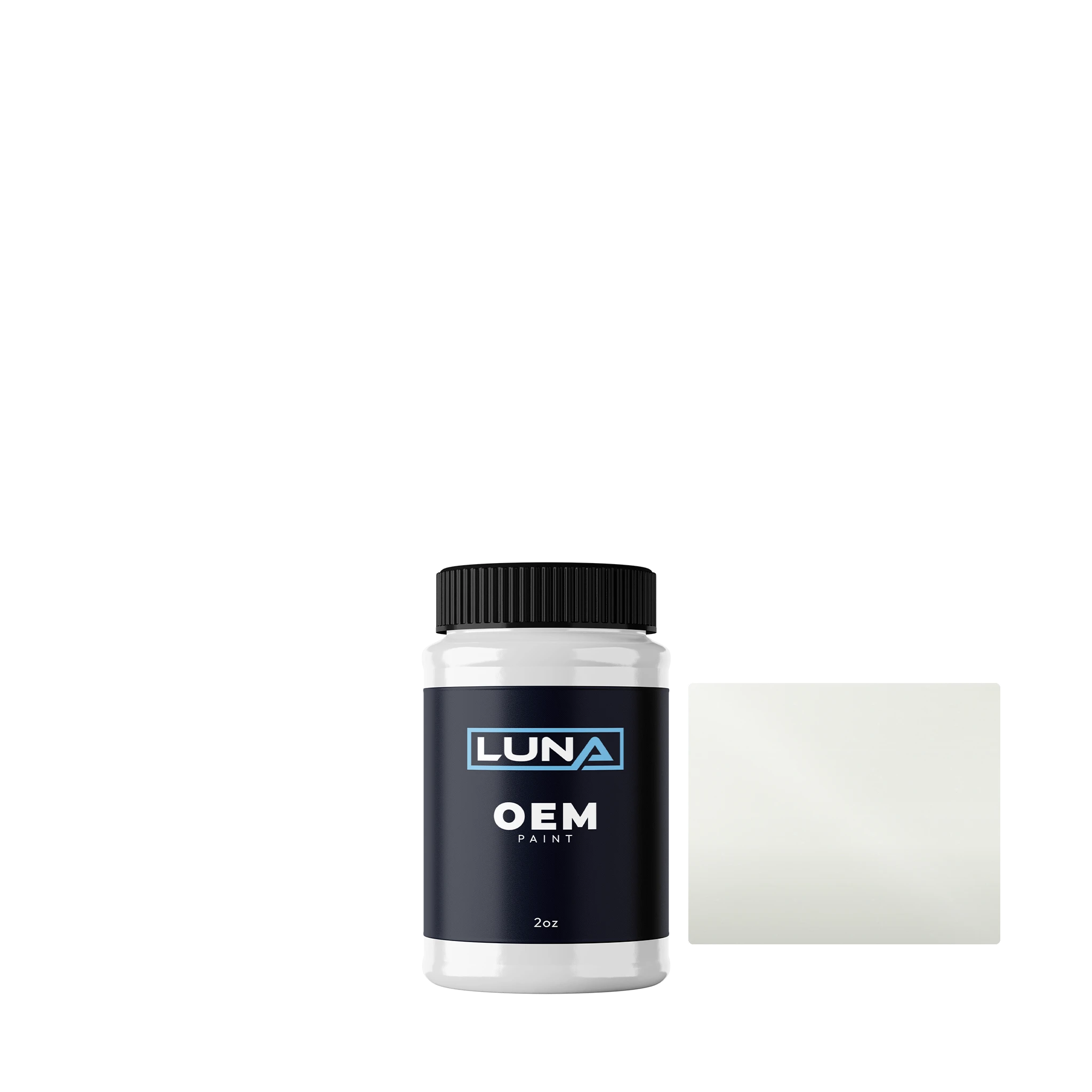 Gen. Motors Holden (aus) Galaxy White GCB | Luna OEM Basecoat - 2oz Touch Up Bottle w/ Brush