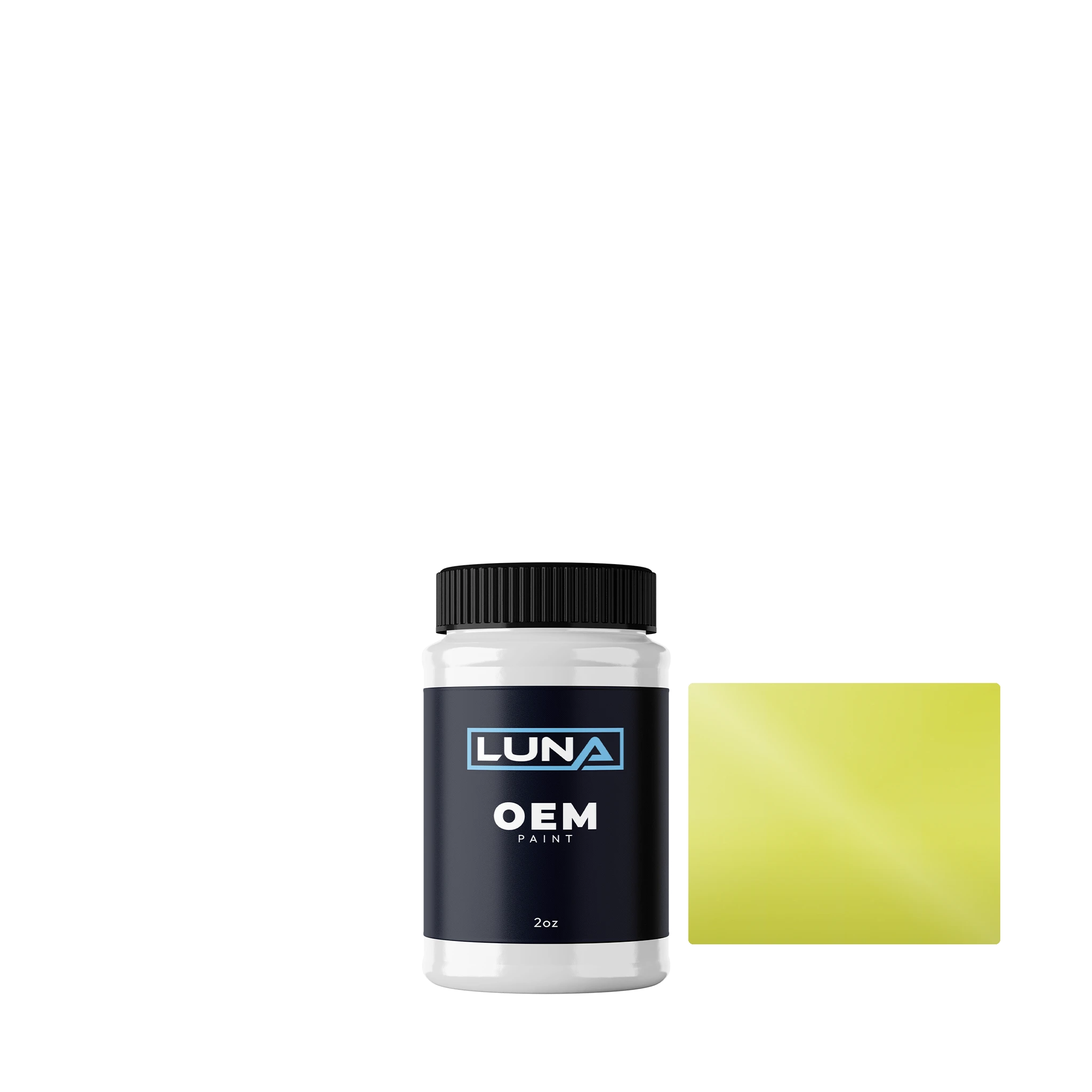 Citroen Jaune Fluo KAC | Luna OEM Basecoat - 2oz Touch Up Bottle w/ Brush