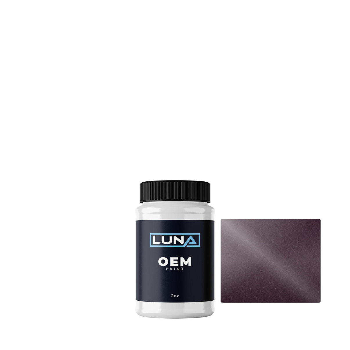 Nissan Med. Light Aubergine M. GD | Luna OEM Basecoat - 2oz Touch Up Bottle w/ Brush