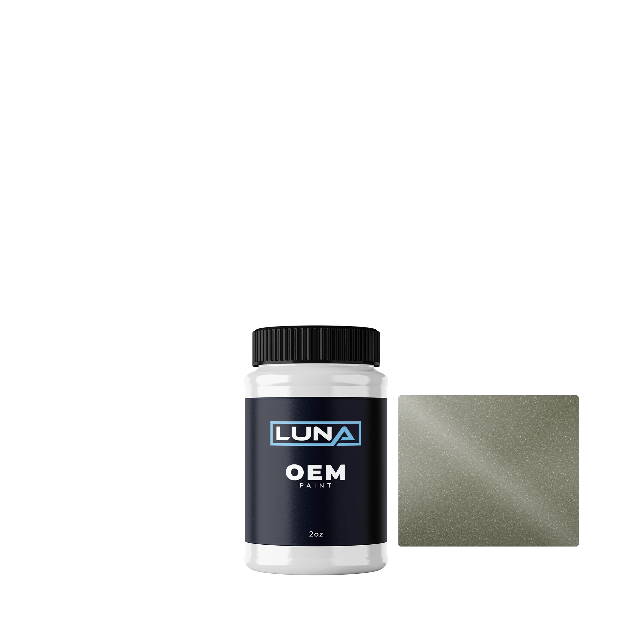 Volvo Gekko Green M. 488 | Luna OEM Basecoat - 2oz Touch Up Bottle w/ Brush