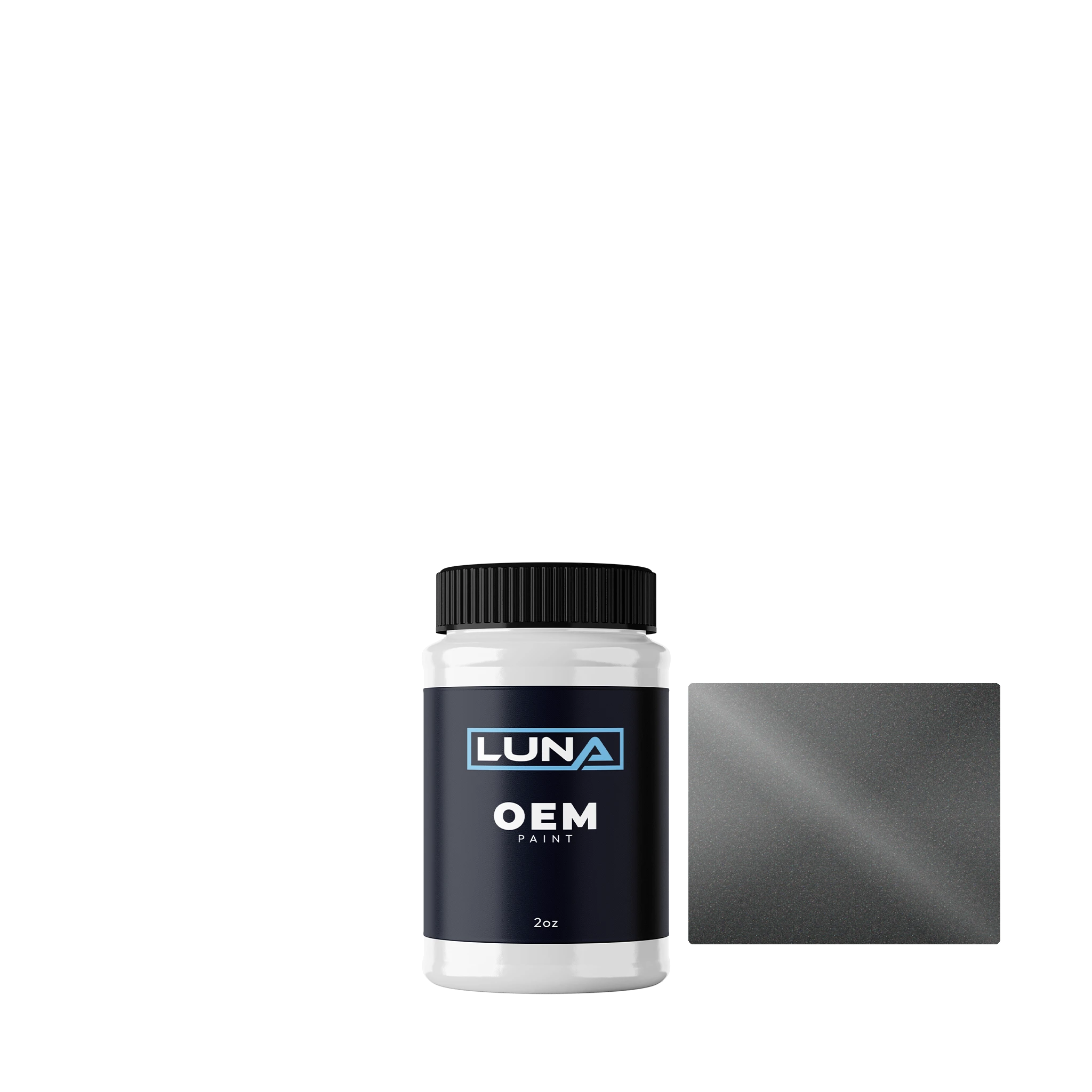 Seat Cosmos Grey M. Matt S1 L67E | Luna OEM Basecoat - 2oz Touch Up Bottle w/ Brush