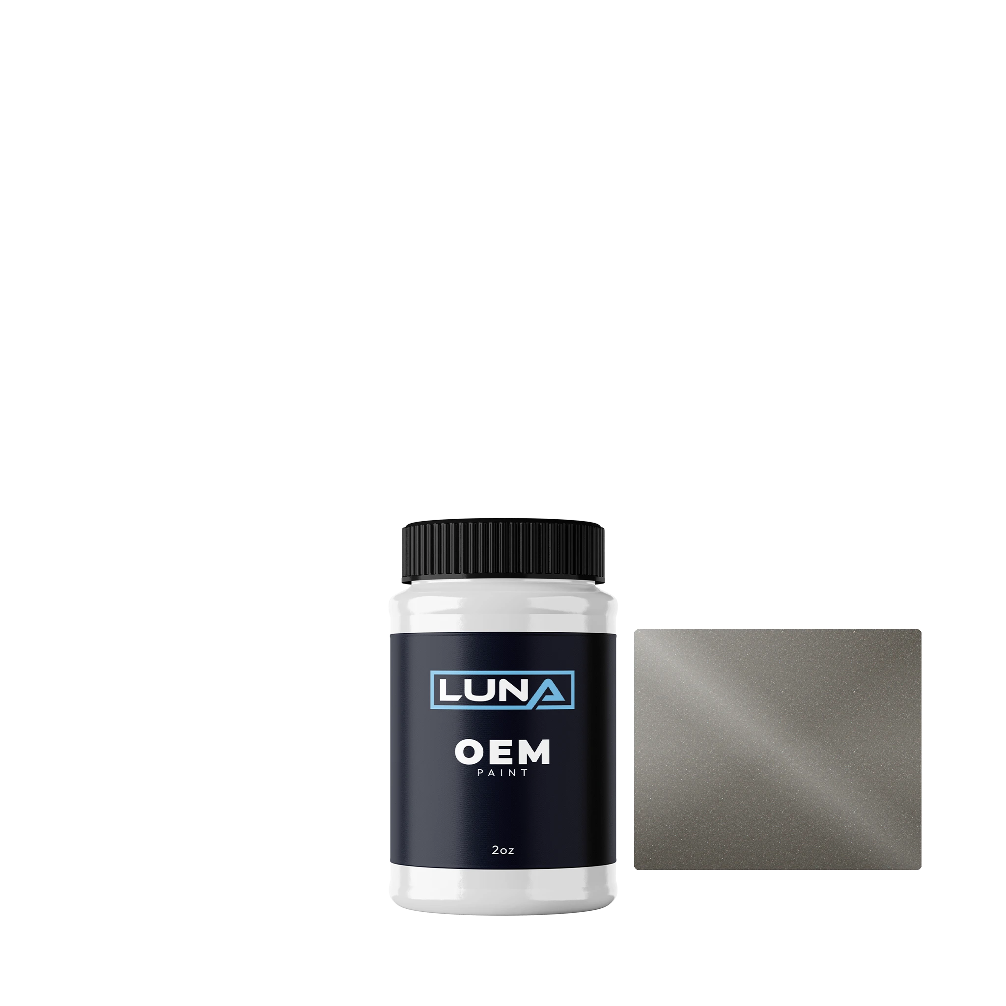 Mercedes Bumper: Mer 7176 172 | Luna OEM Basecoat - 2oz Touch Up Bottle w/ Brush