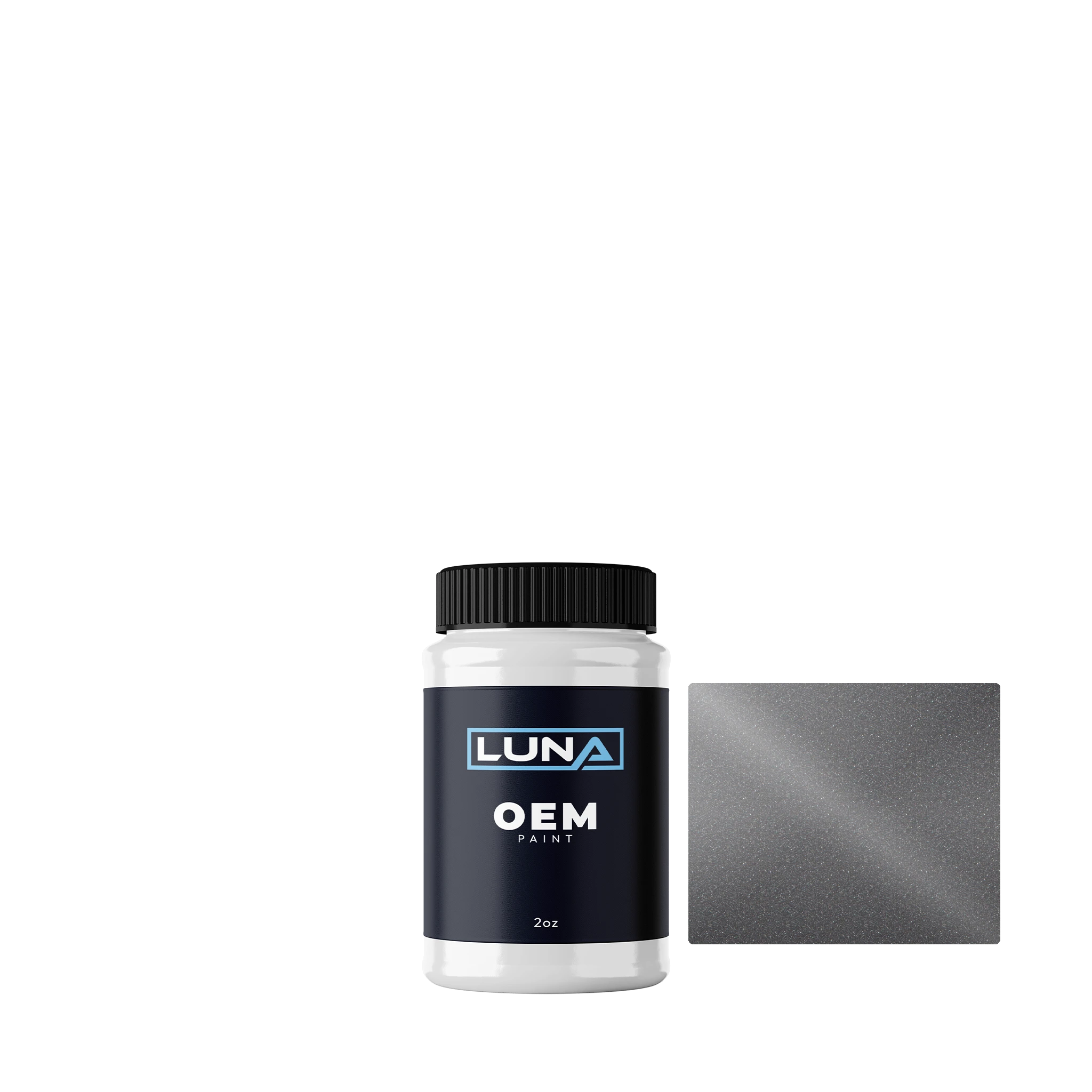 Audi | VW United Grey M. 3 S1 A7T | Luna OEM Basecoat - 2oz Touch Up Bottle w/ Brush