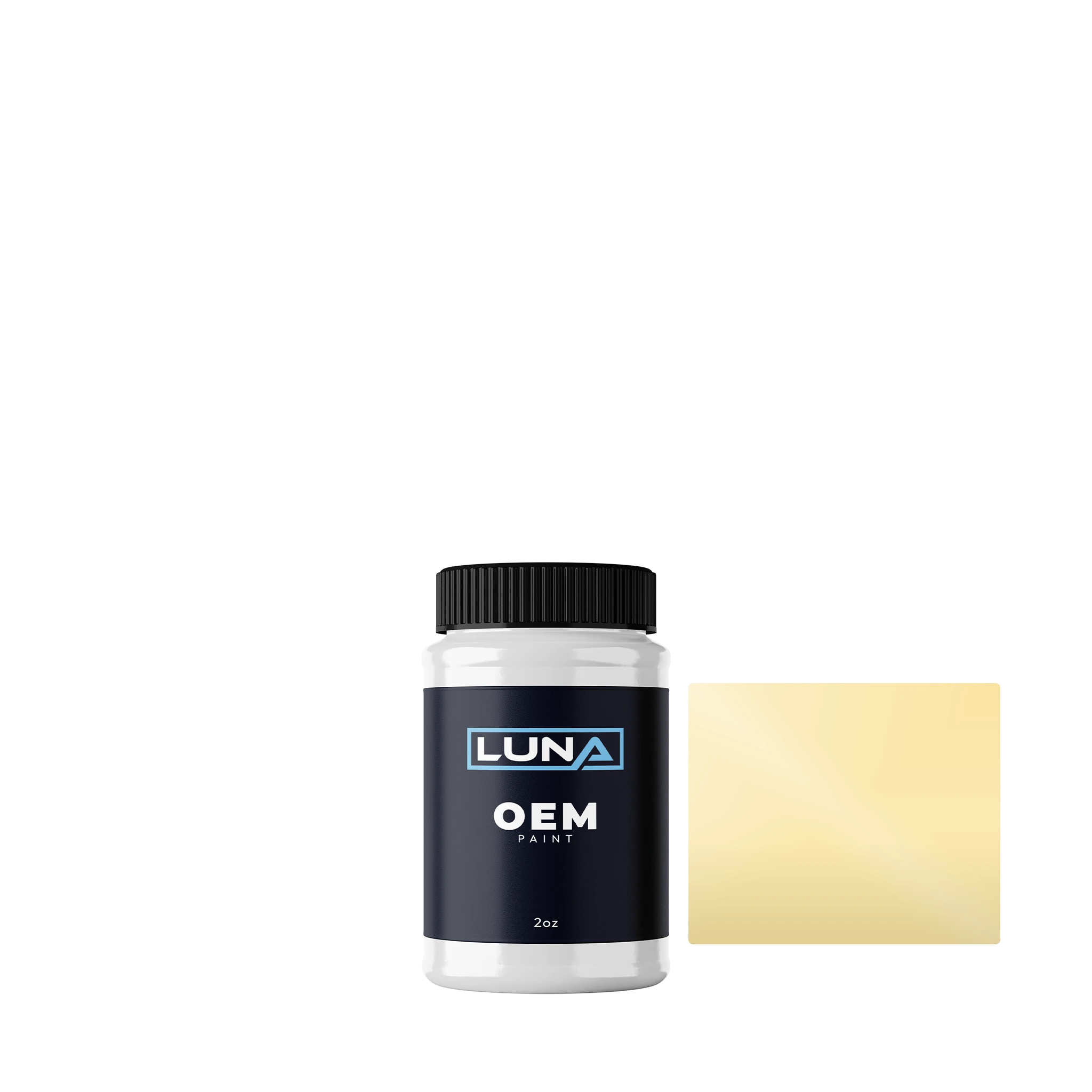 Subaru Yellow P. 66 | Luna OEM Basecoat - 2oz Touch Up Bottle w/ Brush