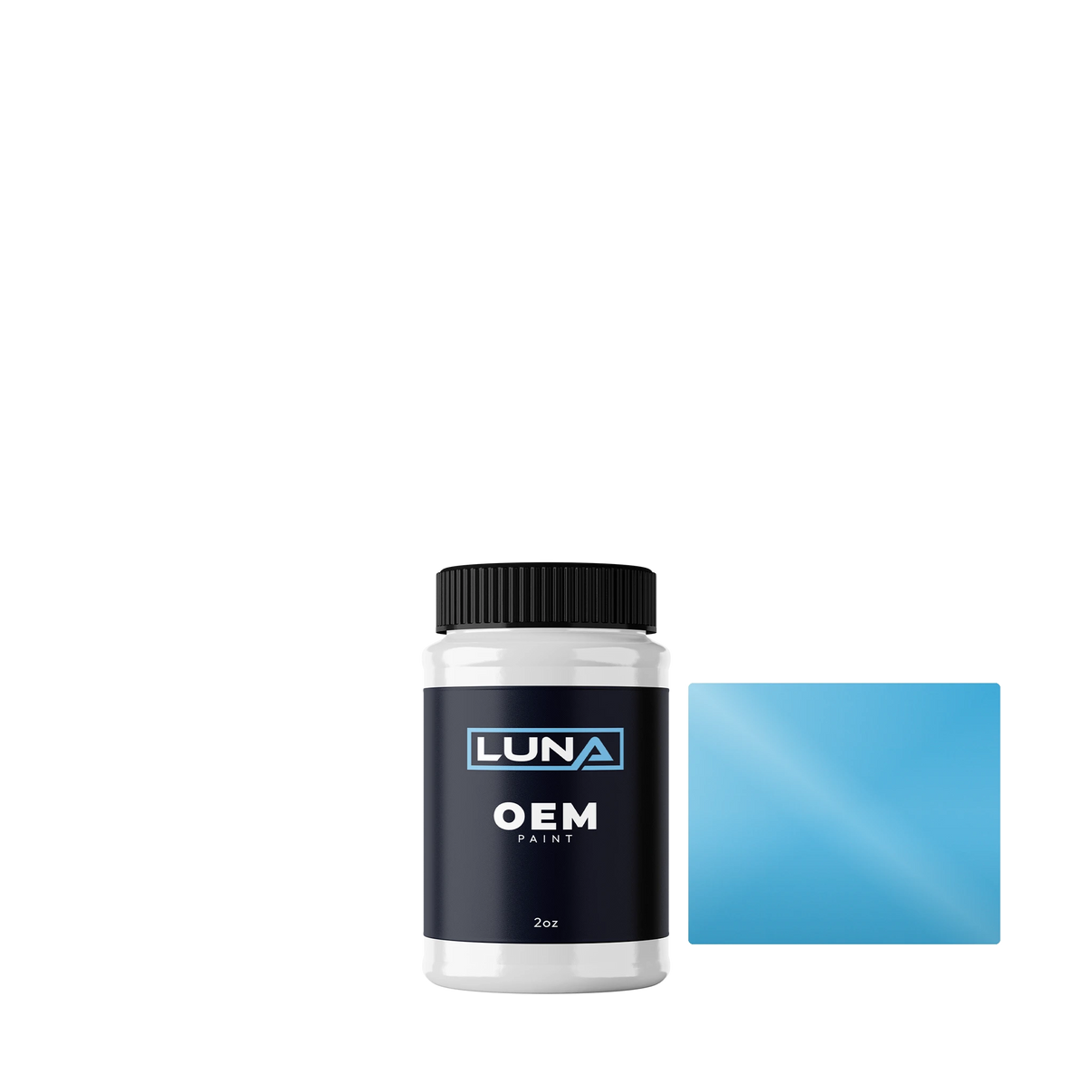 Daf Olympic Blue 5082 | Luna OEM Basecoat - 2oz Touch Up Bottle w/ Brush