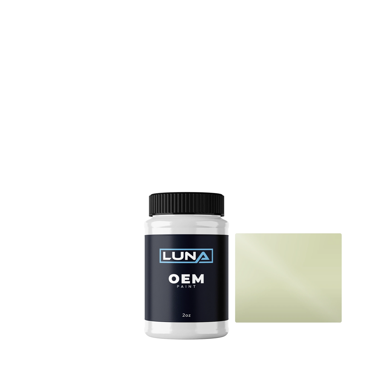 Audi | VW Verde Cristalino M. 087 | Luna OEM Basecoat - 2oz Touch Up Bottle w/ Brush
