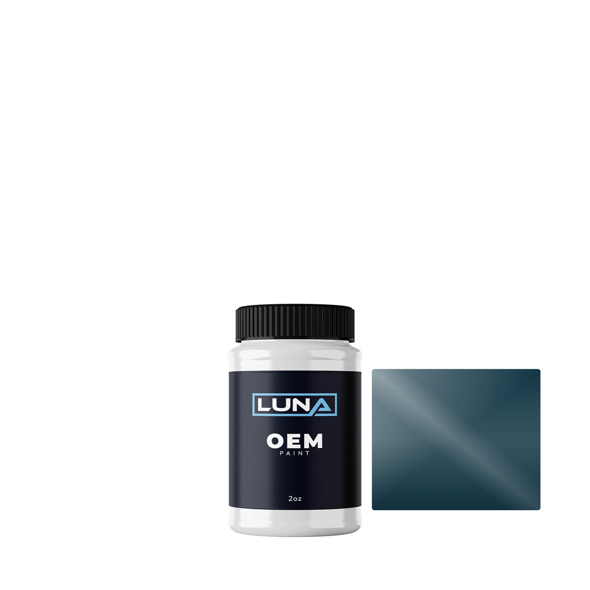 Alpine Bleu M. 048 | Luna OEM Basecoat - 2oz Touch Up Bottle w/ Brush