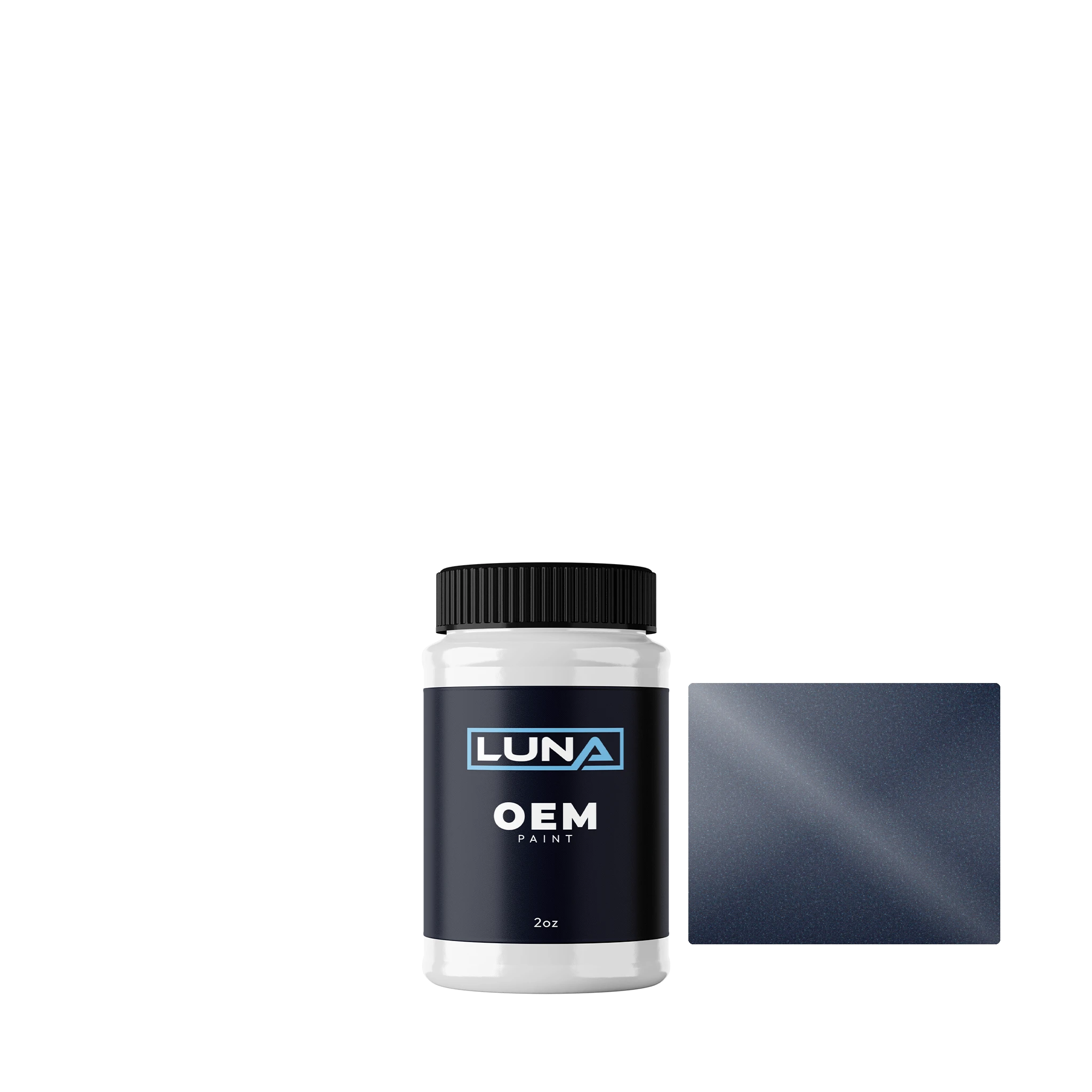 Volvo Dark Blue M. 406 | Luna OEM Basecoat - 2oz Touch Up Bottle w/ Brush