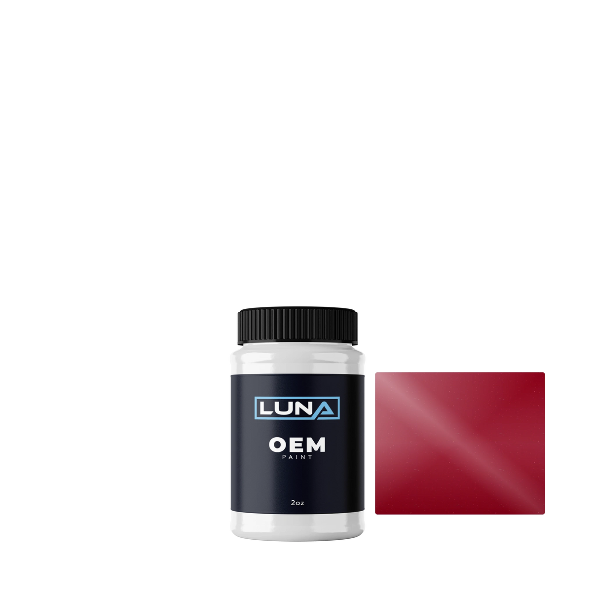 Chrysler USA Redline P. JRY | Luna OEM Basecoat - 2oz Touch Up Bottle w/ Brush