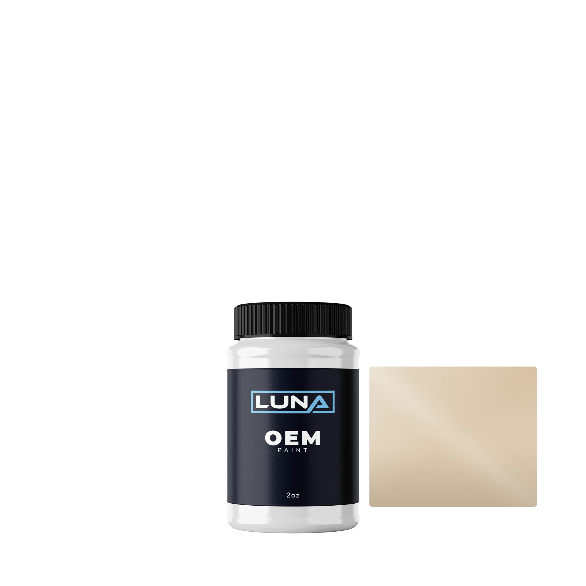 Mazda Chiffon Ivory M. 45T | Luna OEM Basecoat - 2oz Touch Up Bottle w/ Brush