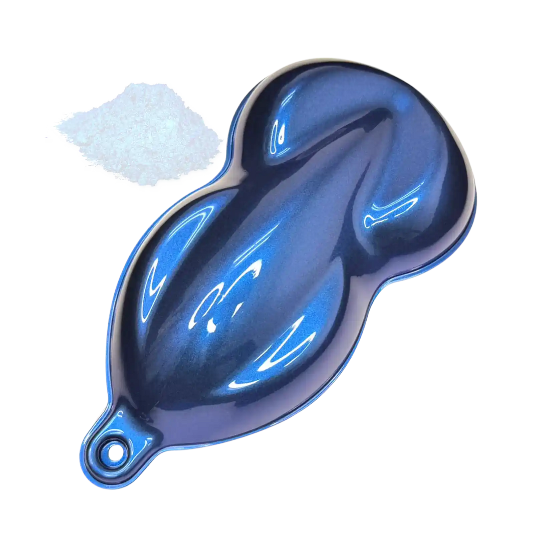 Blue Interference Pearls