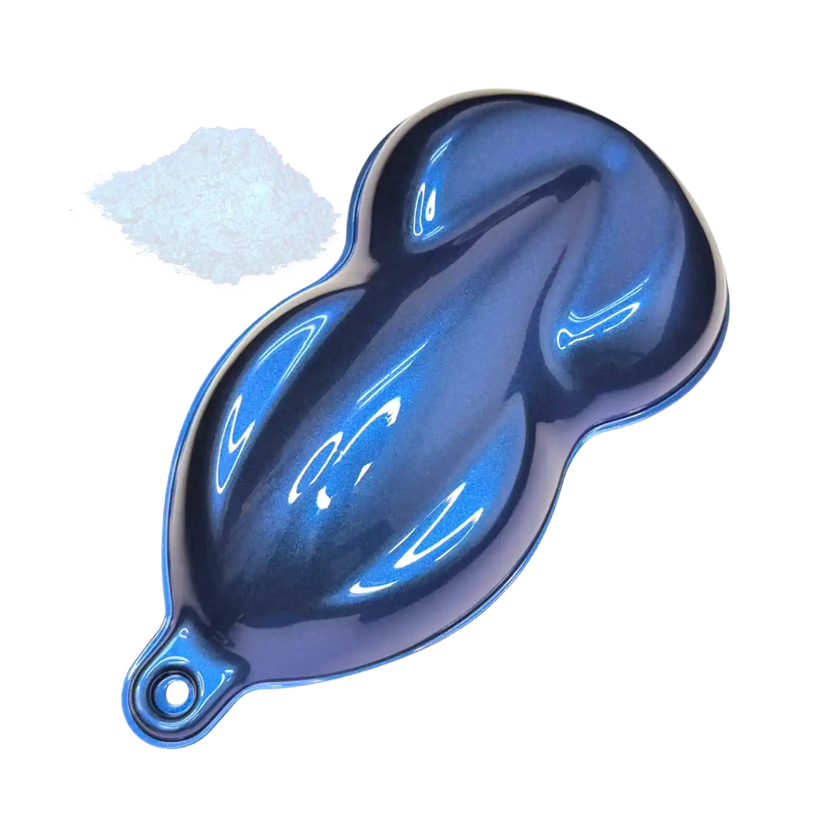 Blue Interference Pearls