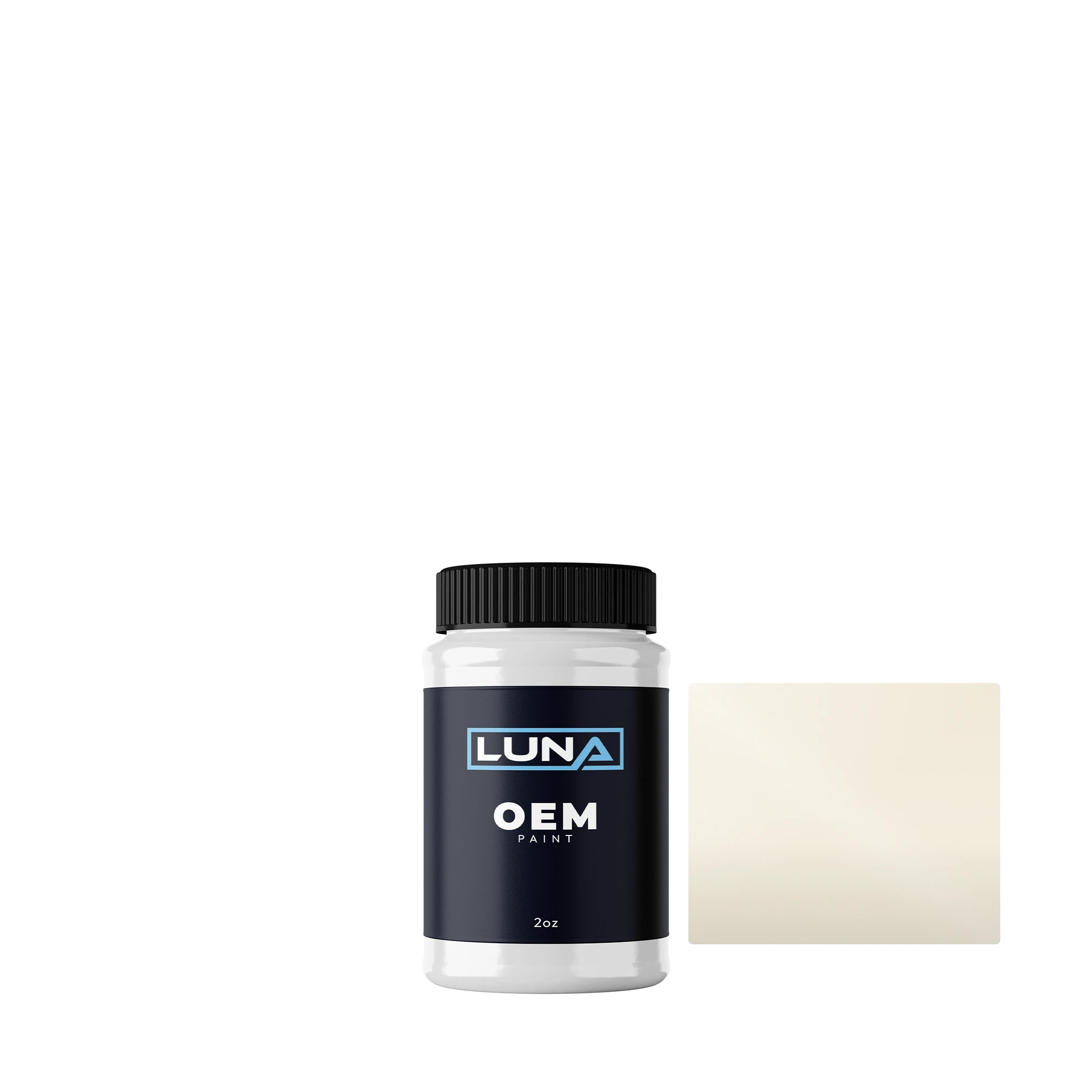 Ford Cream White SVO170 | Luna OEM Basecoat - 2oz Touch Up Bottle w/ Brush