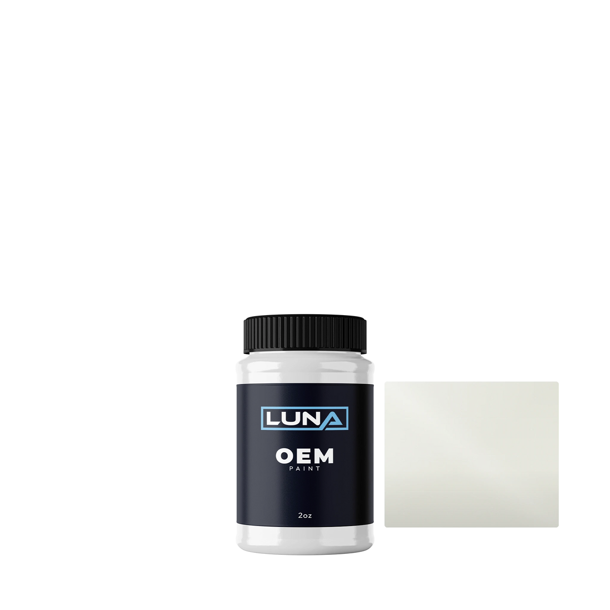 Audi | VW Calla Lilly White XK0 | Luna OEM Basecoat - 2oz Touch Up Bottle w/ Brush