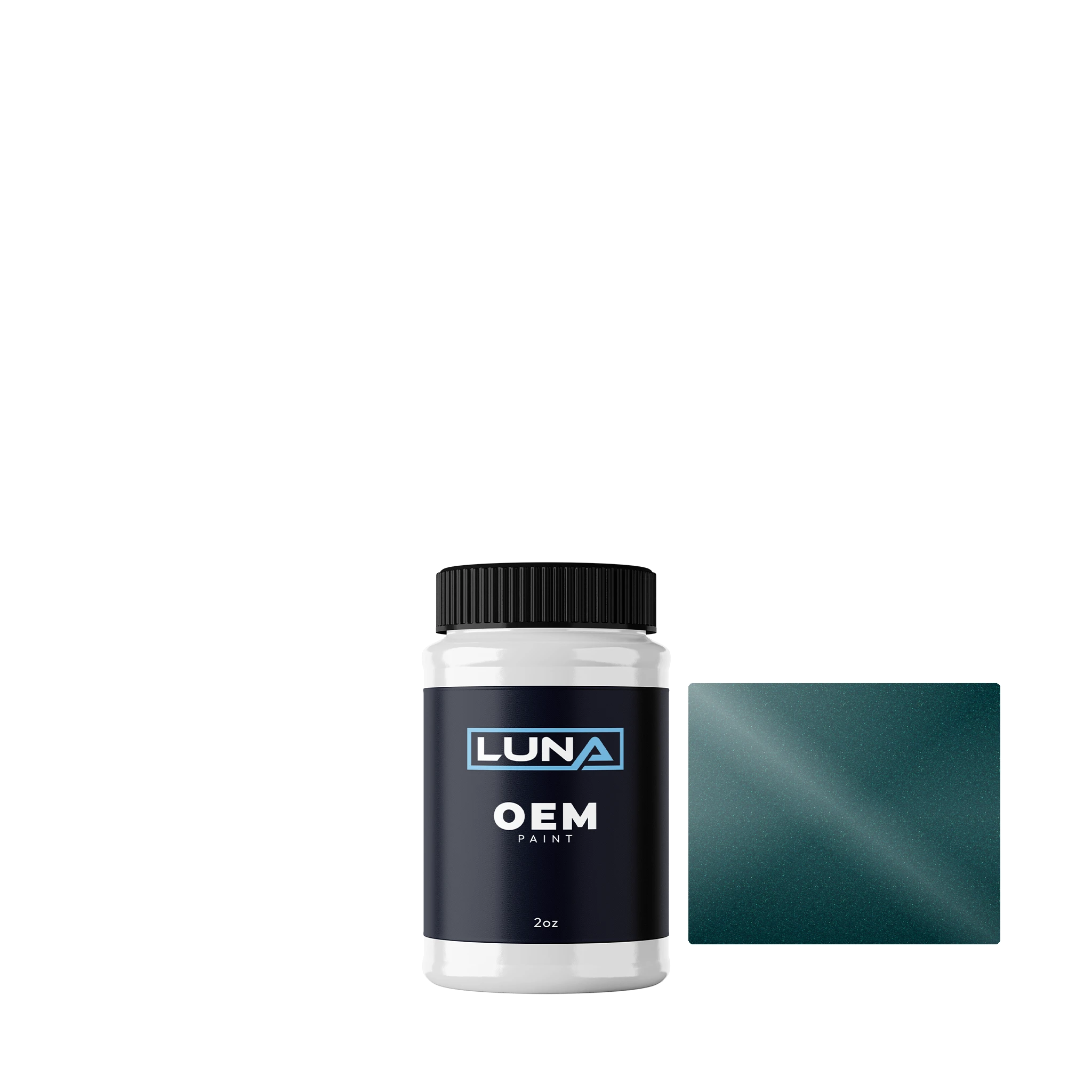 Toyota Bright Green M. 6E3 | Luna OEM Basecoat - 2oz Touch Up Bottle w/ Brush